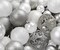 R N' D Toys 100 Silver and White Christmas Ornament Balls Shatterproof + 100 Metal Ornament Hooks, Hanging Ornaments for Indoor/Outdoor Christmas Tree, Holiday Party, Home Décor